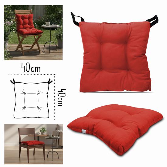 COJIN 4 PUNTOS SIENA 40 x 40 cm TERRACOTA CON VELC