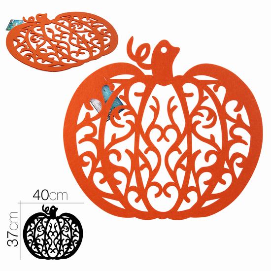 MANTEL INDIVIDUAL CALABAZA 40 x 37 x 0.3 cm