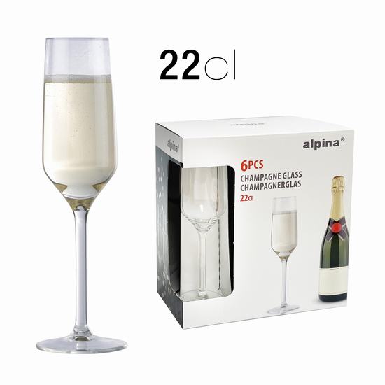 COPA CAVA ALPINA 22 cl X6