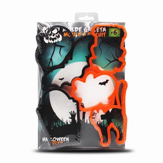 MOLDE GALLETA HALLOWEEN X6 25 x 17 cm