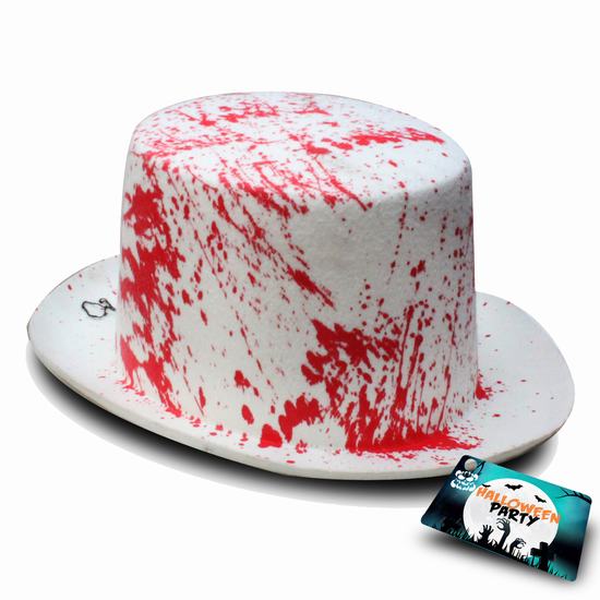 SOMBRERO ENSANGRENTADO HALLOWEEN 31 x 25 x 12 cm