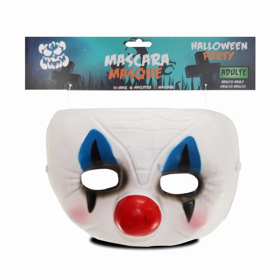 MEDIA MASCARA PAYASO 20 x 18 cm