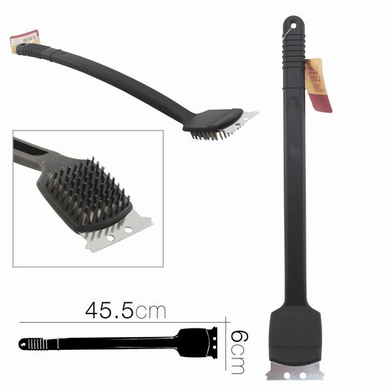 CEPILLO PARA BBQ 6 x 45.5 cm