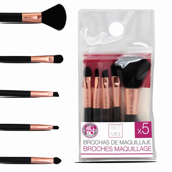SET DE 5 MINI BROCHAS DE MAQUILLAJE