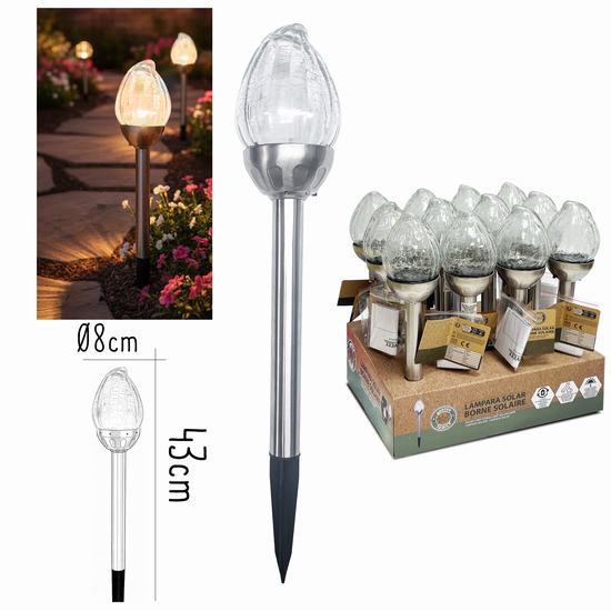 LAMPARA SOLAR Diam 8 x 43 cm