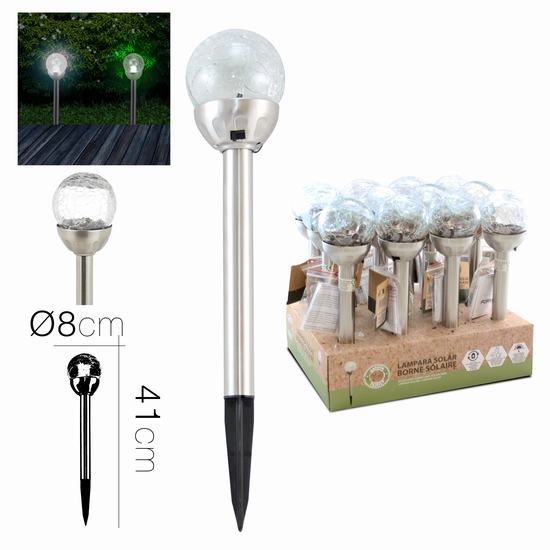 LAMPARA SOLAR Diam 8 x 41 cm