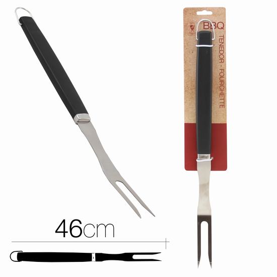 TENEDOR PARA BBQ 46 x 3 x 1.5 cm