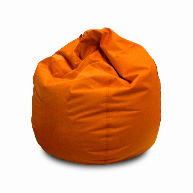 PUFF NARANJA POLIPIEL +/- Diam 80 x H 80 cm