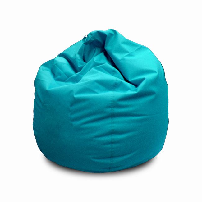 PUFF TURQUESA POLIPIEL +/- Diam 80 x H 80 cm
