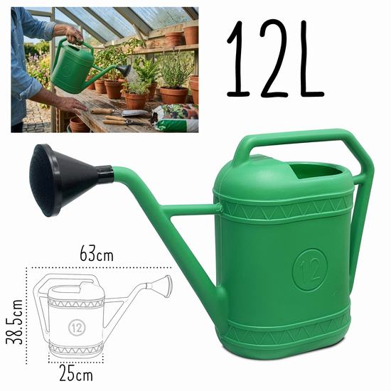 REGADERA VERDE 12 l