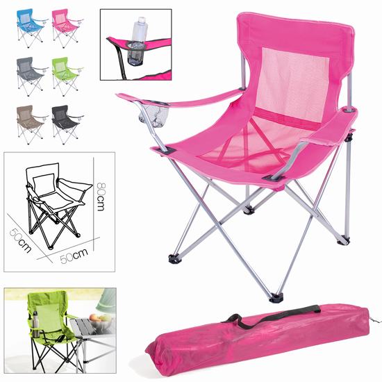 FAUTEUIL CAMPING PLIABLE 5 ASS