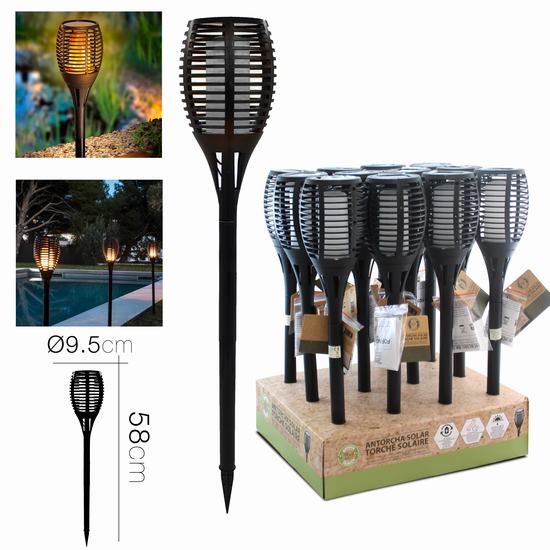 ANTORCHA SOLAR Diam 9.5 x 58 cm