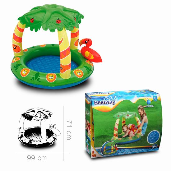 PISCINA HINCHABLE JUNGLA 99 x 91 x H 71 cm