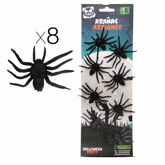 ARAÑA HALLOWEEN X8
