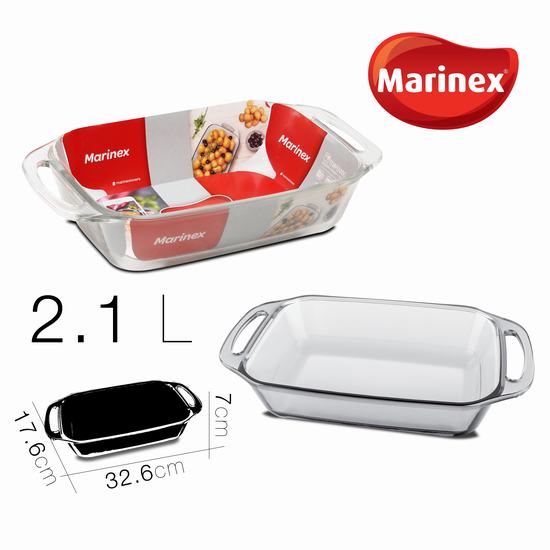 BANDEJA HORNO RECTANGULAR CON ASAS 2.1 L