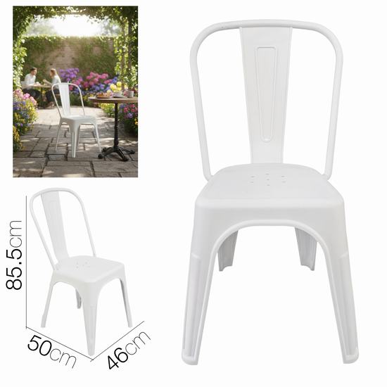 SILLA PP TECTO BLANCA 46 x 50 x H 85.5 cm