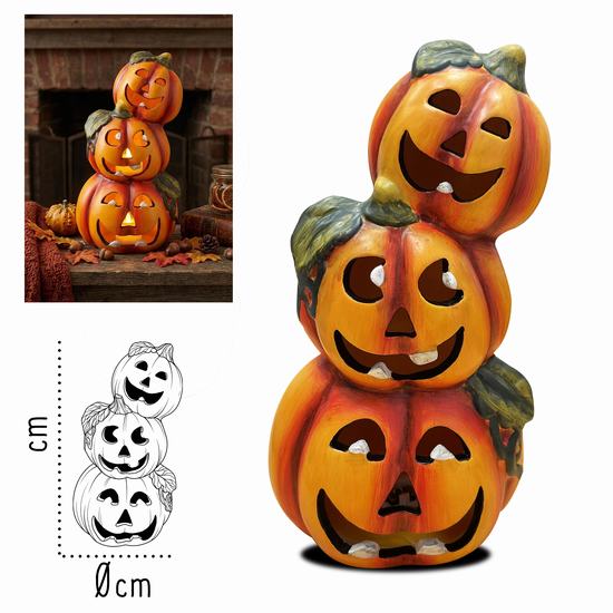 DECORACION LUMINOSA CALABAZA
