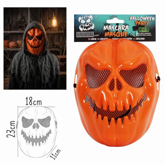 MASCARA CALABAZA 18 x 11 x 23 cm