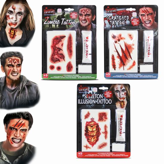 KIT TATUAJE HORROR SURT.